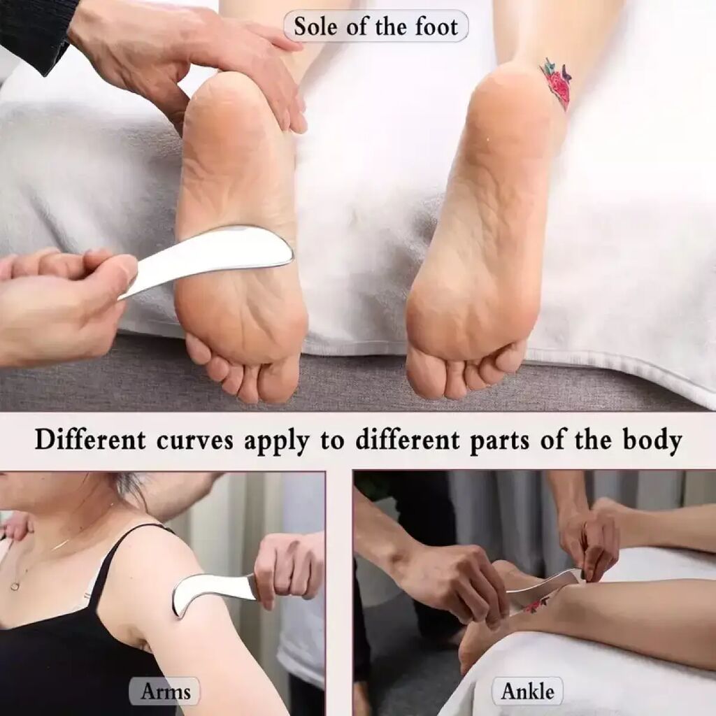 Gua-sha undă mică oțel - imaginea 4