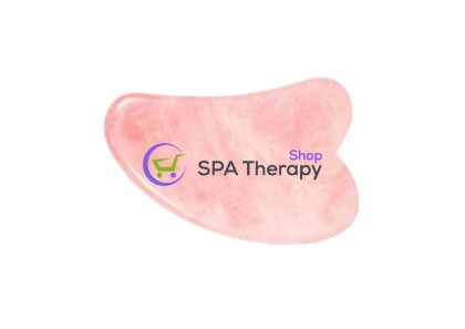 Gua-Sha Inima mica Cuarț Roz