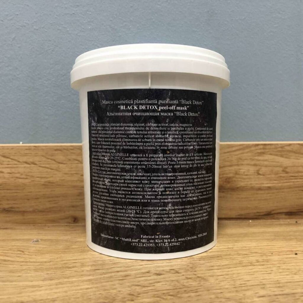 Mască plastifiantă purifiantă Black Detox 200gr - imaginea 2
