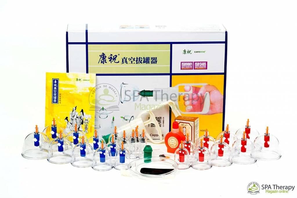 Set Complet de Ventuze cu Pompă (24 buc)