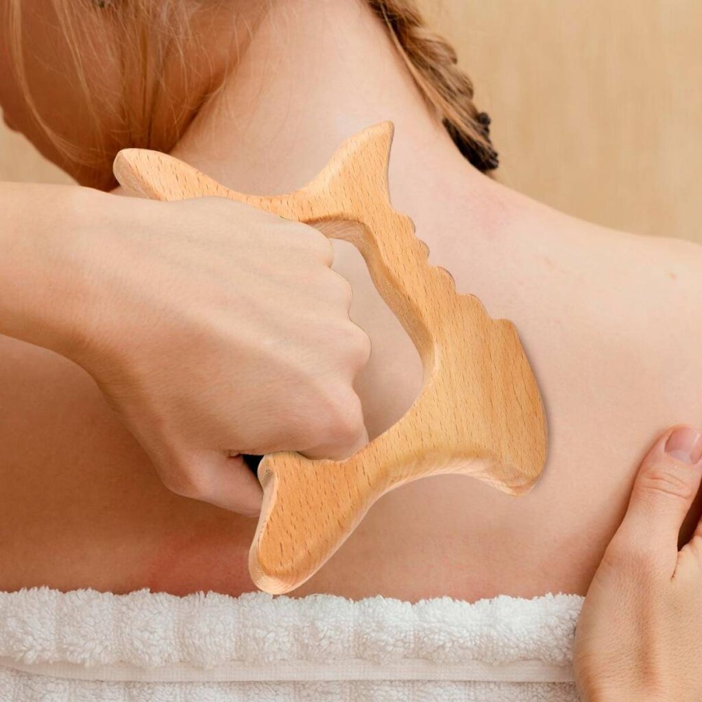 Gua-sha din lemn Multifunctională - imaginea 4