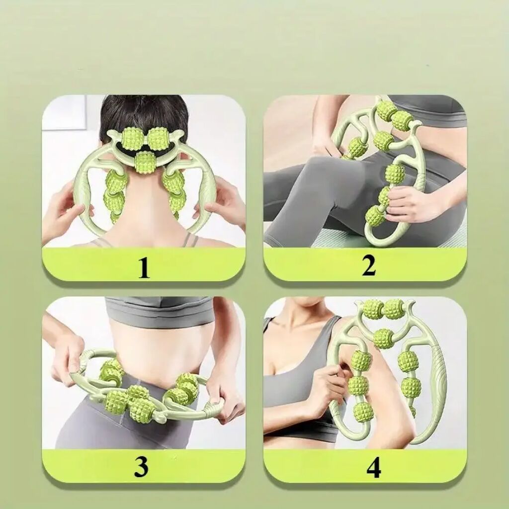 Rulou de Masaj Muscular cu 9 Role - imaginea 3