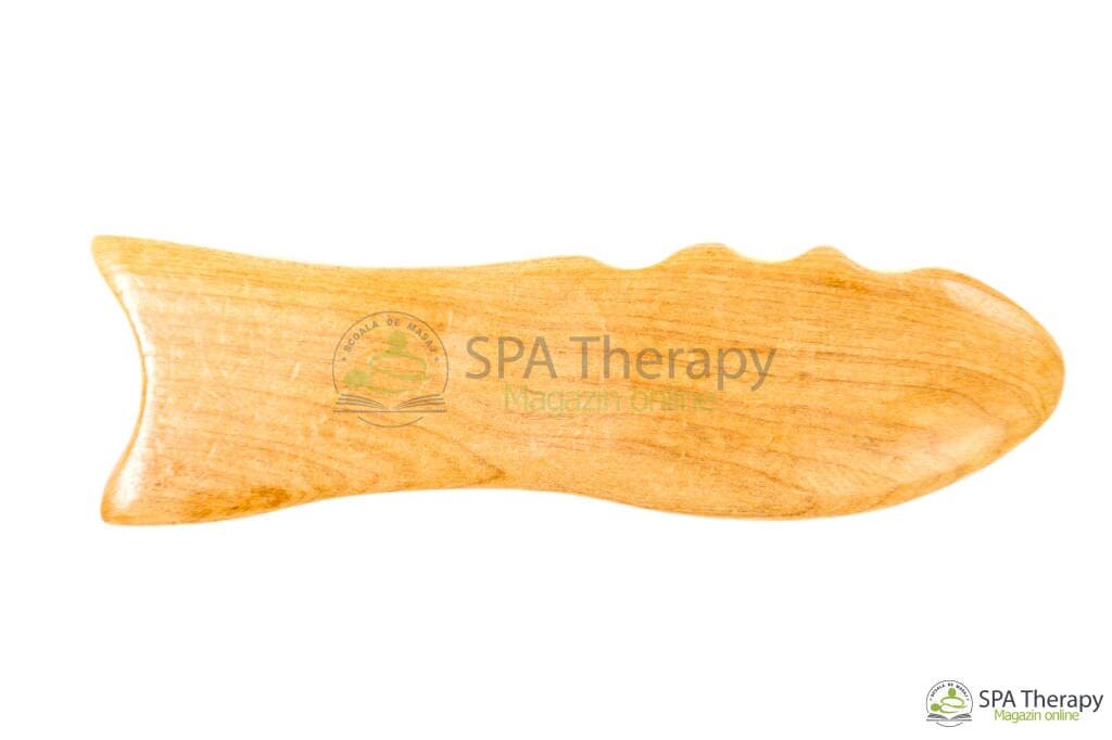Gua-sha pește din lemn - imaginea 3