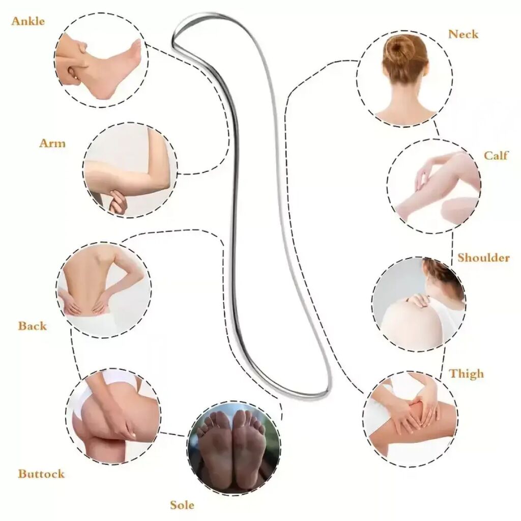 Gua-sha undă mică oțel - imaginea 2