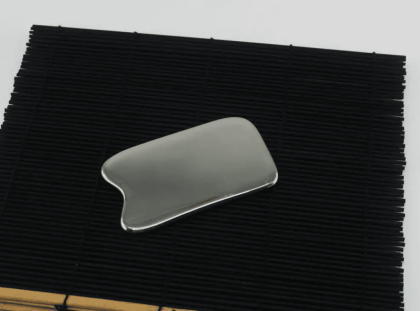 Gua-Sha din Oțel cu crestătură