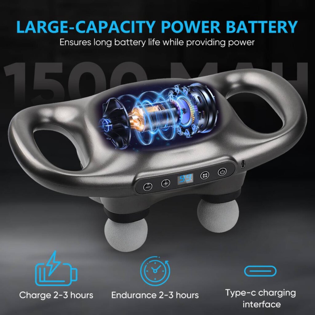 Aparat electric pentru masaj ( 4 capete ) - imaginea 5