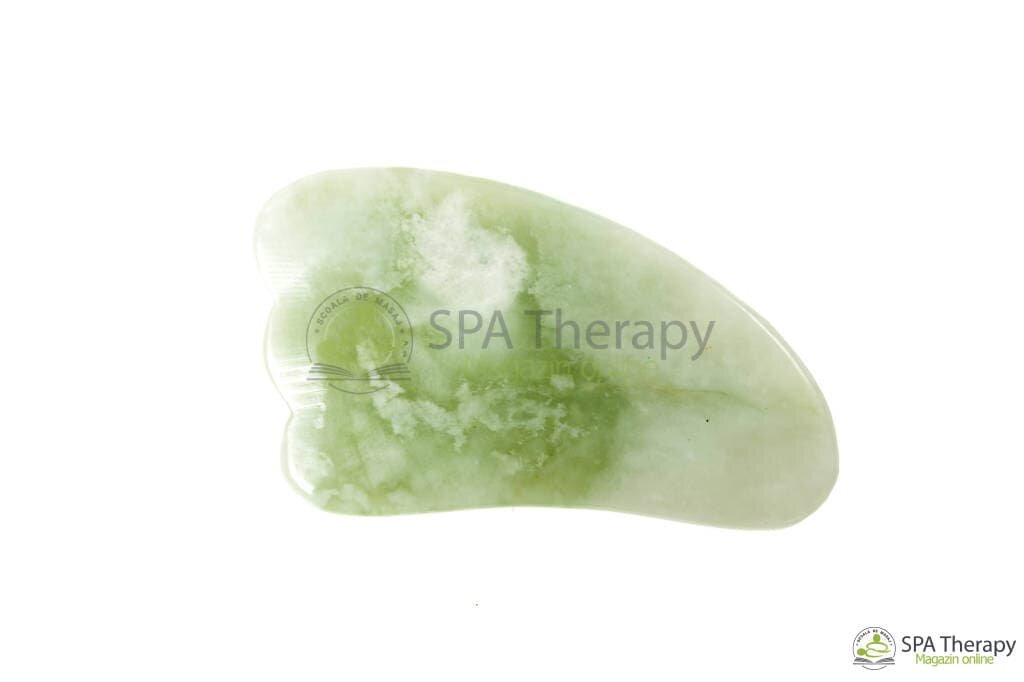 Gua-Sha Picioruș 3 din Nefrit