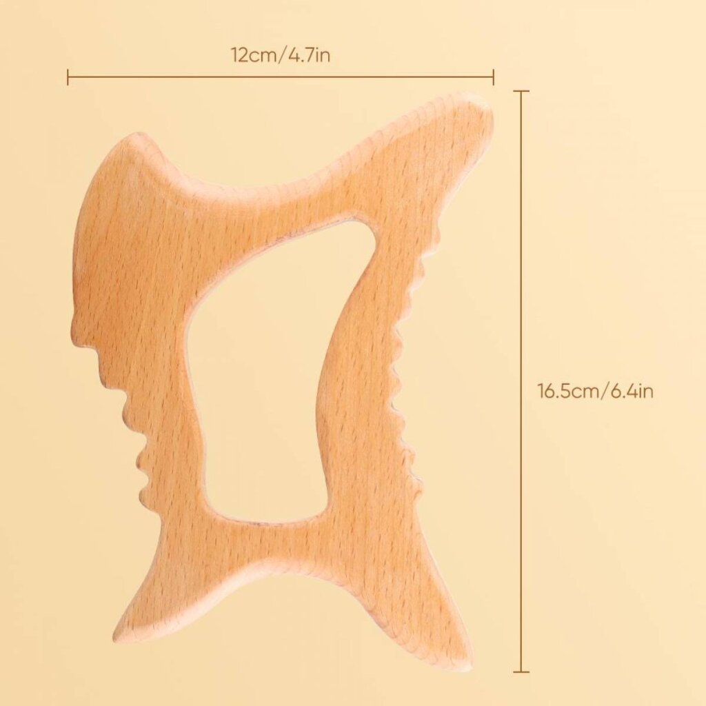 Gua-sha din lemn Multifunctională - imaginea 6