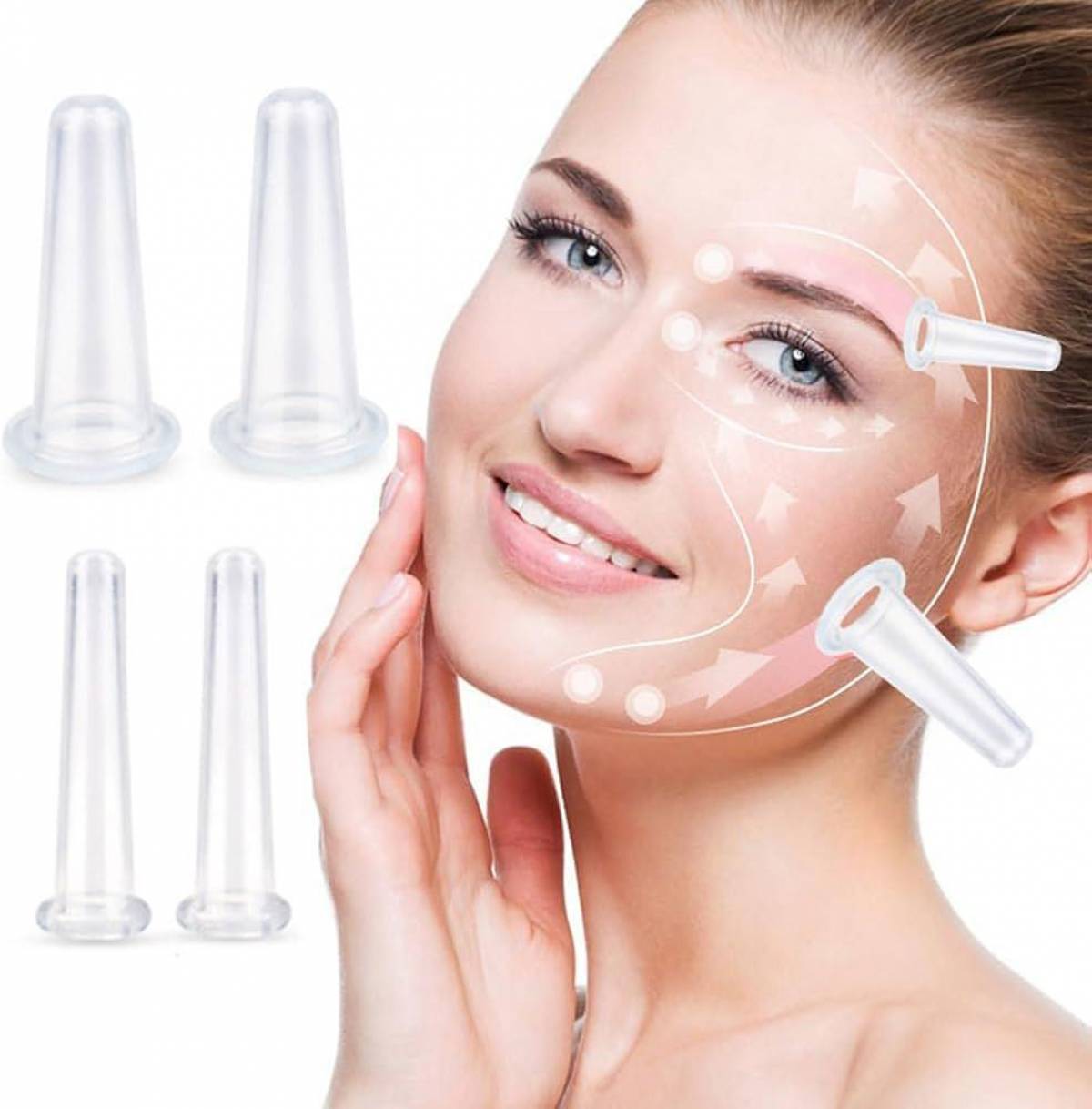 Set Ventuze Silicon cu Perie pentru Îngrijire Facială - 5
