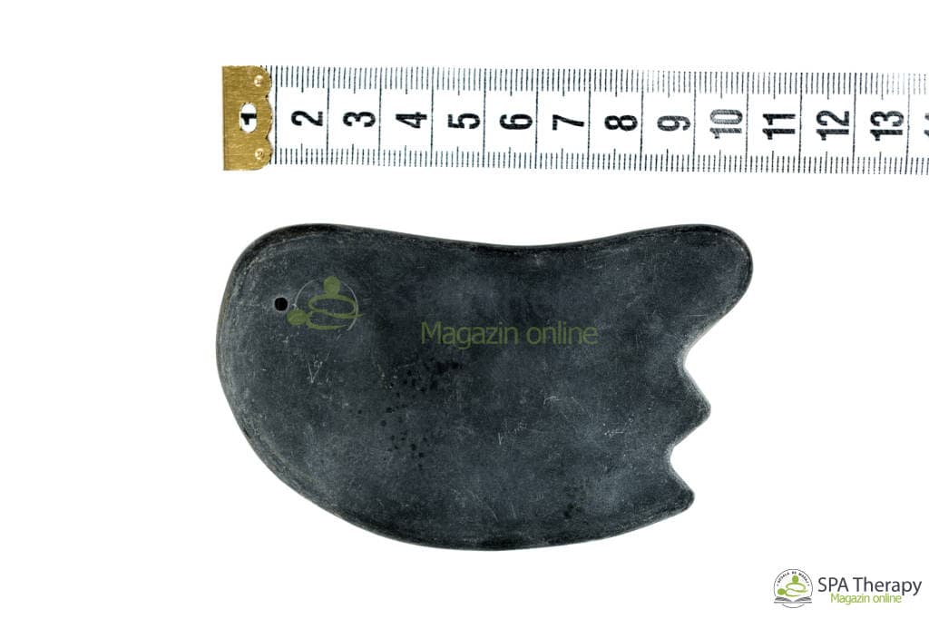 Gua-Sha Oval din Shungit